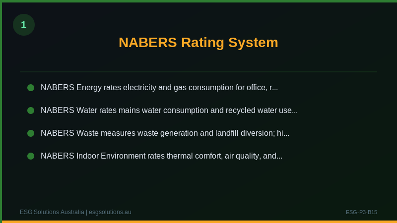 Green Building and NABERS: Environmental ESG for Australian Property — Section image 1