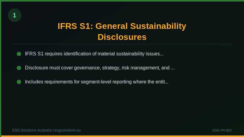 ISSB Standards in Australia: What IFRS S1 and S2 Mean for Local Businesses — Section image 1