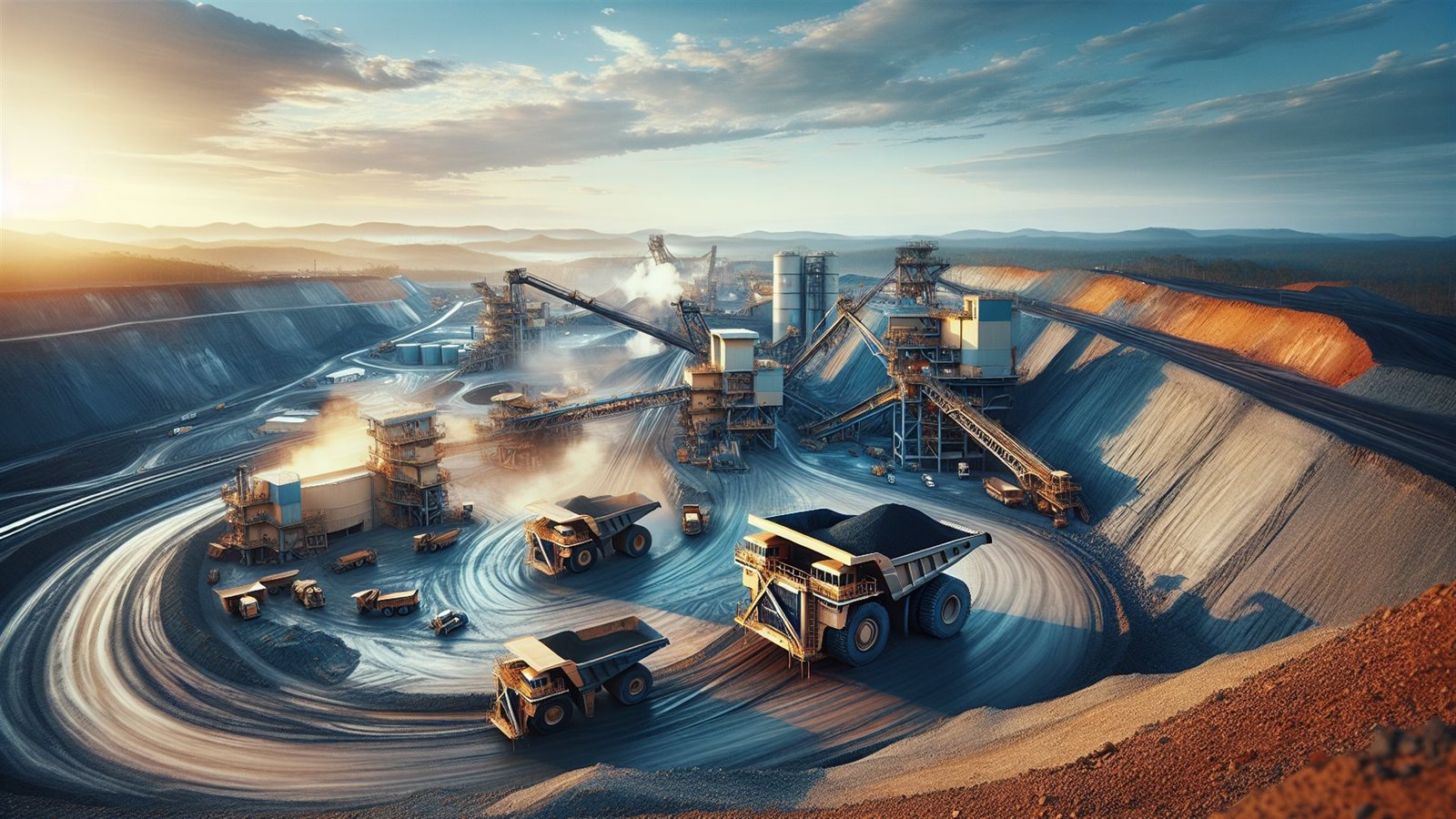 Australian open-cut mining facility representing Scope 3 emissions